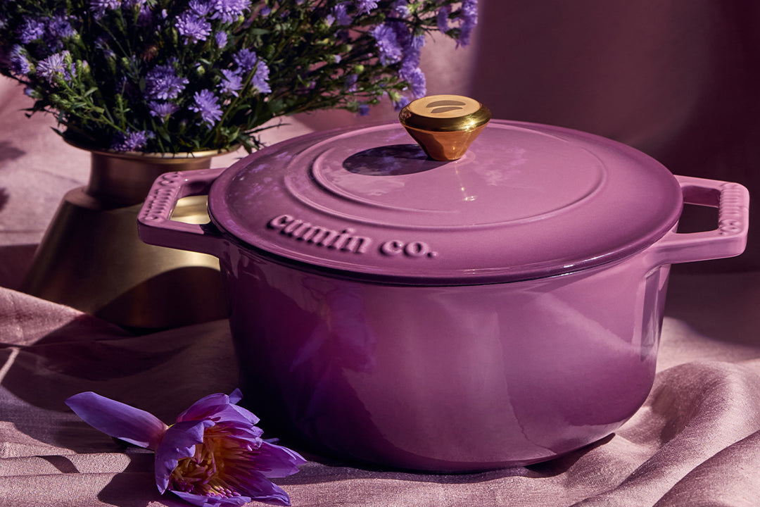 Purple (Shyamal) Dutch Oven: A Statement Piece for Your Kitchen