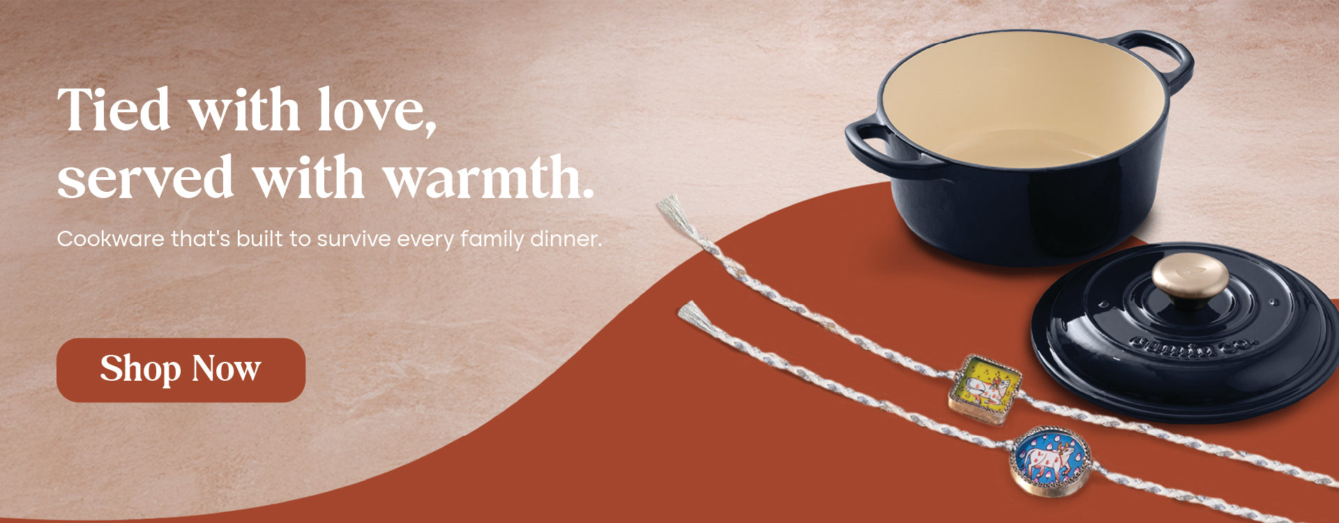 Celebrate Rakhi with Love and Tradition: Gift Durable Enamel Cast Iron Cookware from Cumin Co.