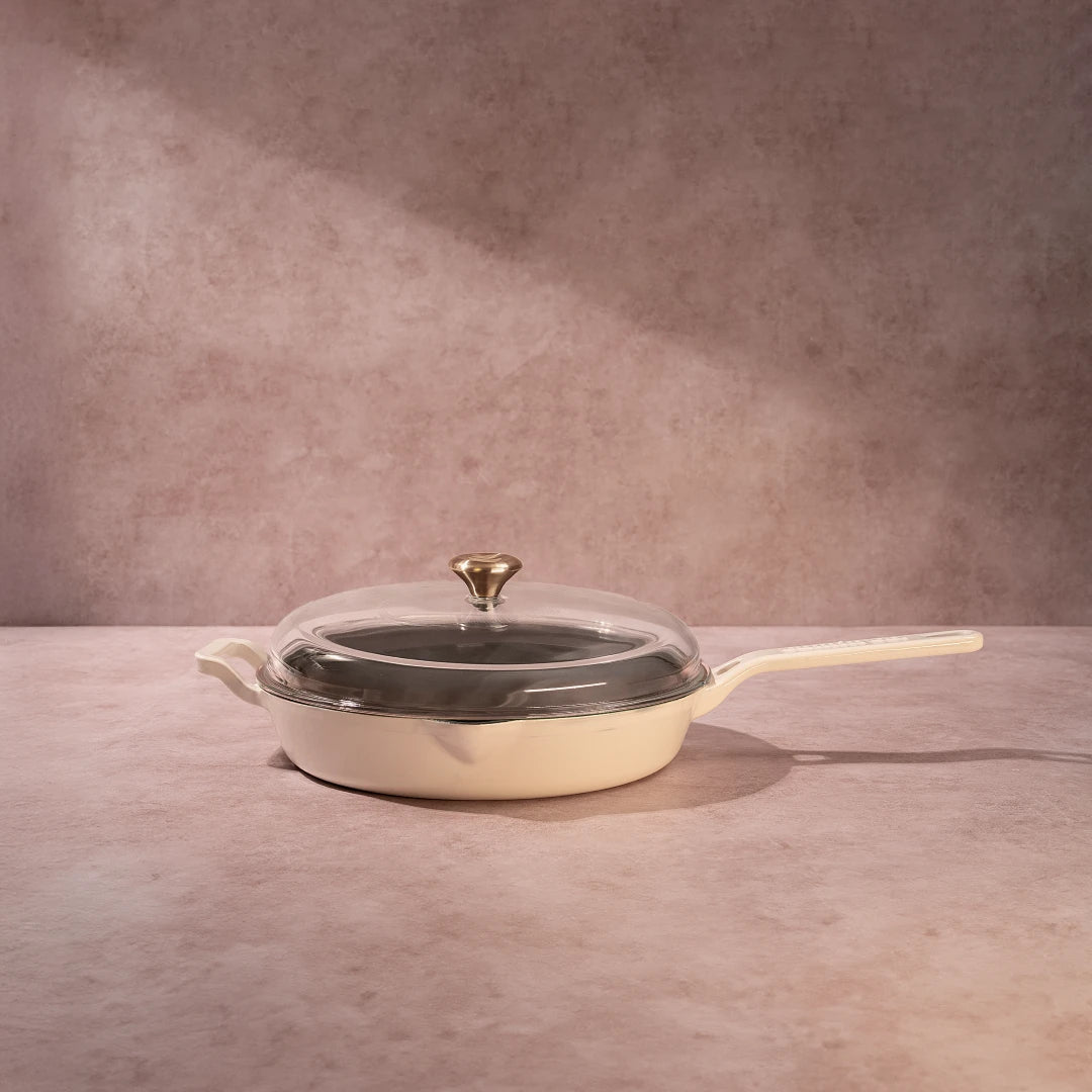 Malai (White) / Glass Lid