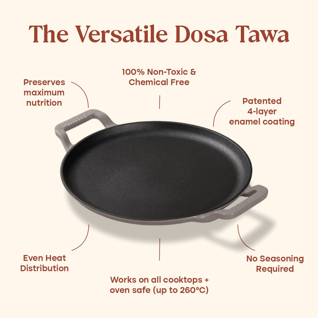 No. 11 Enamel Cast Iron Dosa Tawa