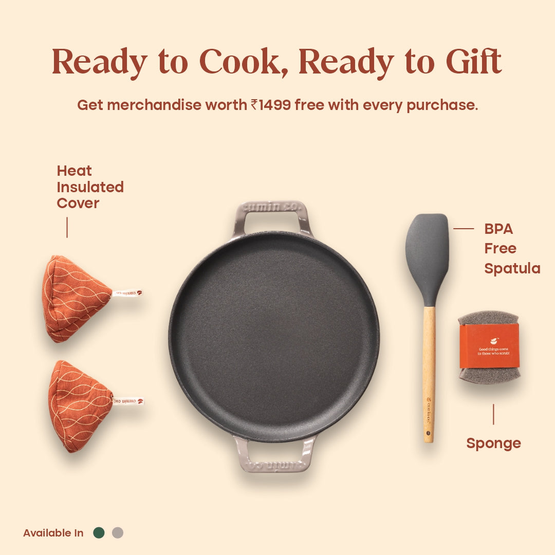 No. 11 Enamel Cast Iron Dosa Tawa