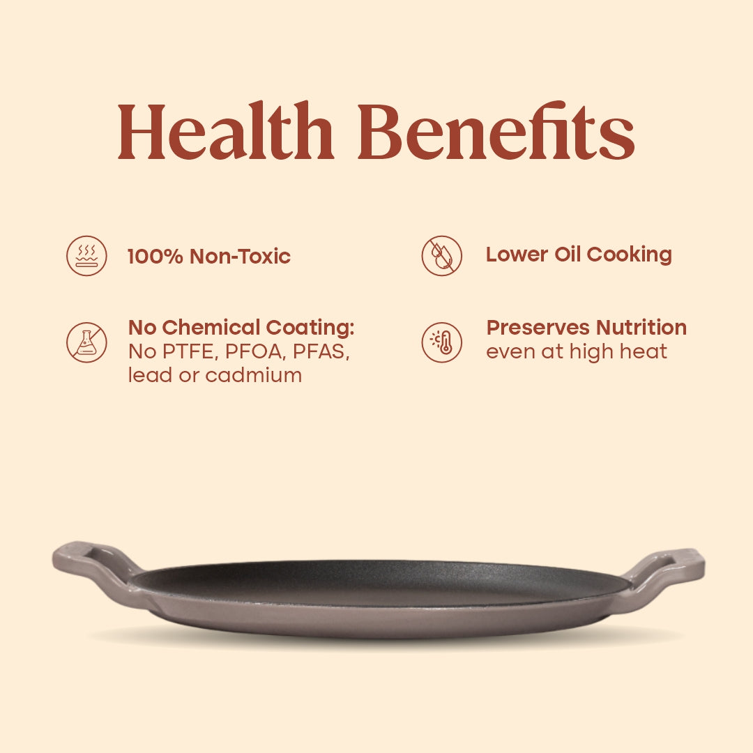 No. 11 Enamel Cast Iron Dosa Tawa