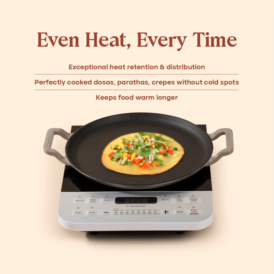 No. 11 Enamel Cast Iron Dosa Tawa