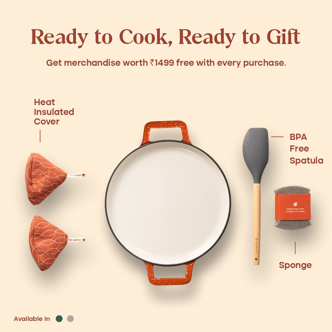 No. 11 Enamel Cast Iron Dosa Tawa