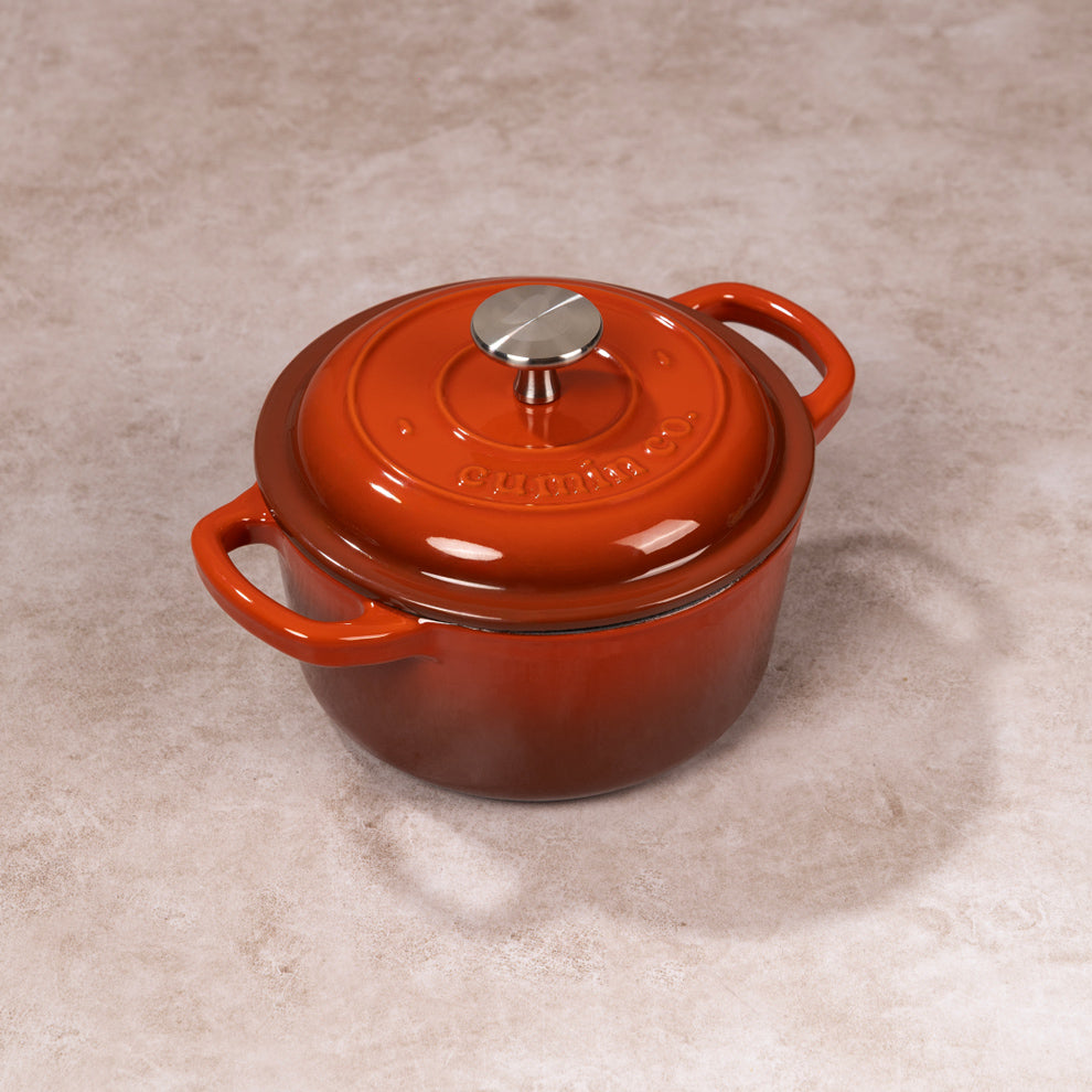No. 6 Enamel Cast Iron Set