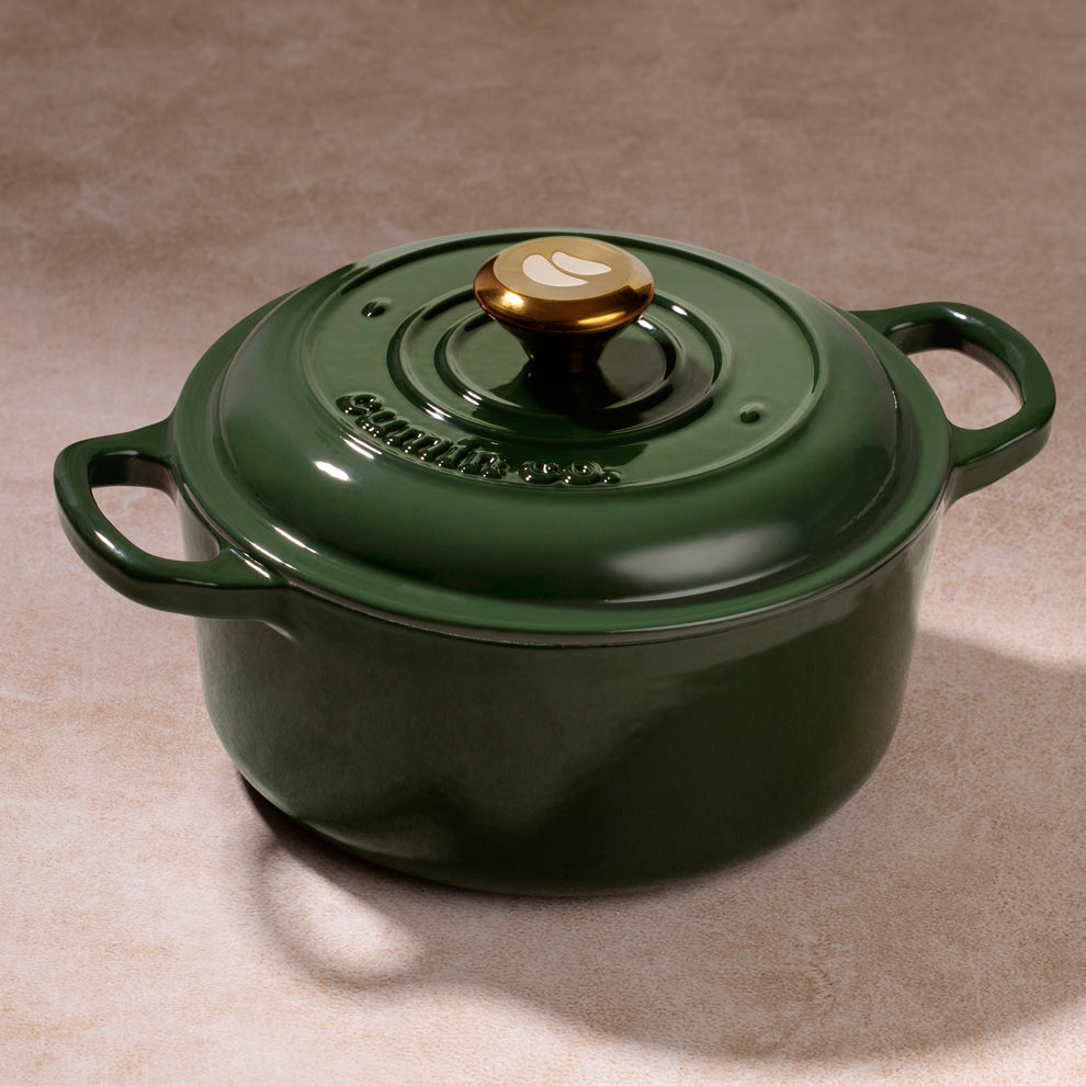 No. 9 Enamel Coated Cast Iron Dutch Oven