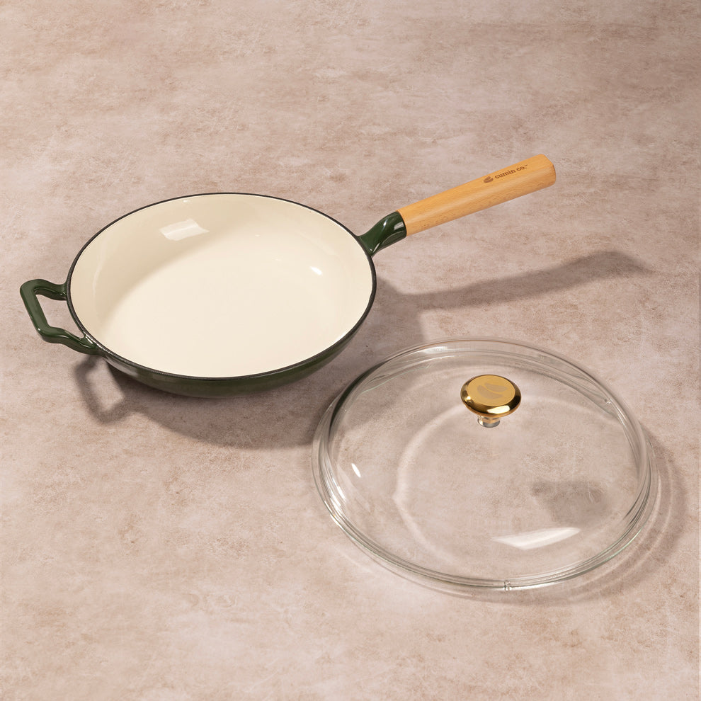 No. 10 Enamel Cast Iron Pan