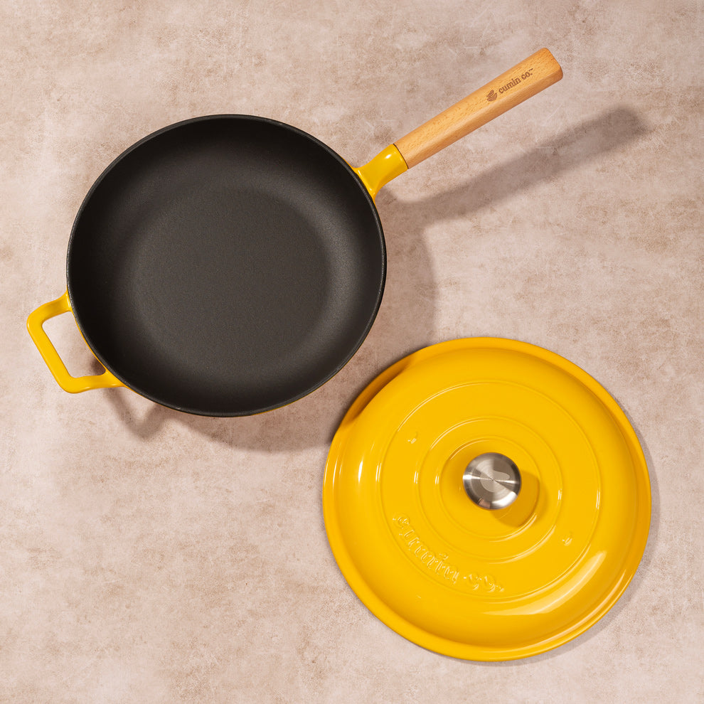 No. 10 Enamel Cast Iron Pan