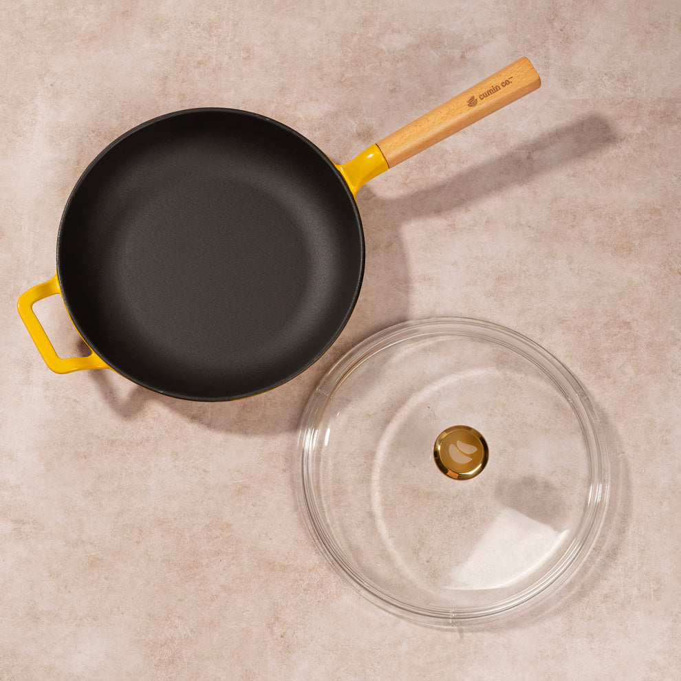 No. 10 Enamel Cast Iron Pan