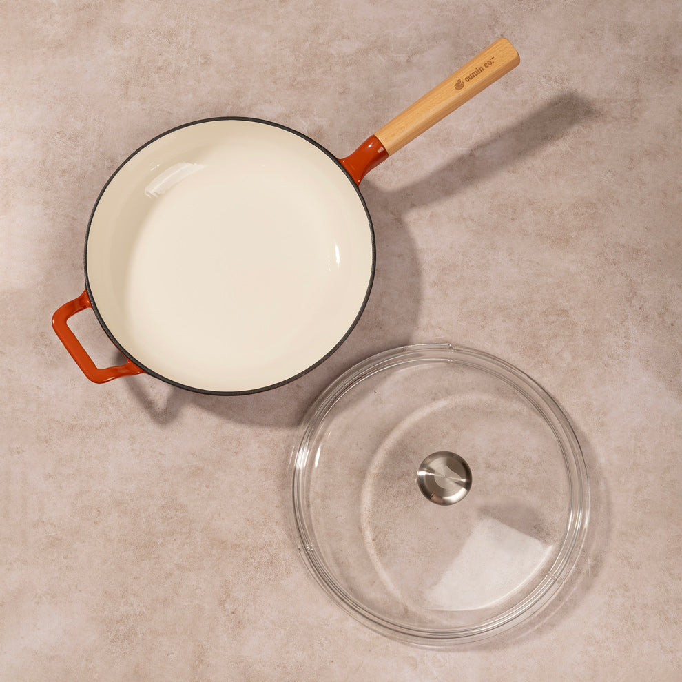 No. 10 Enamel Cast Iron Pan