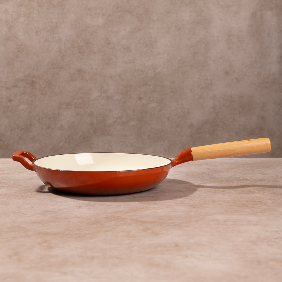 No. 10 Enamel Cast Iron Pan