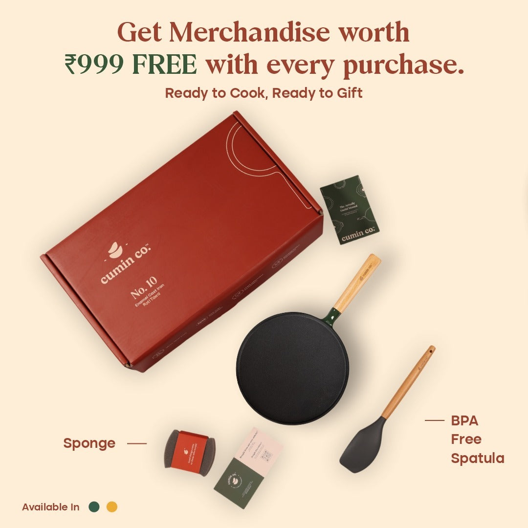 No. 10 Enamel Cast Iron Roti Tawa (26cm)