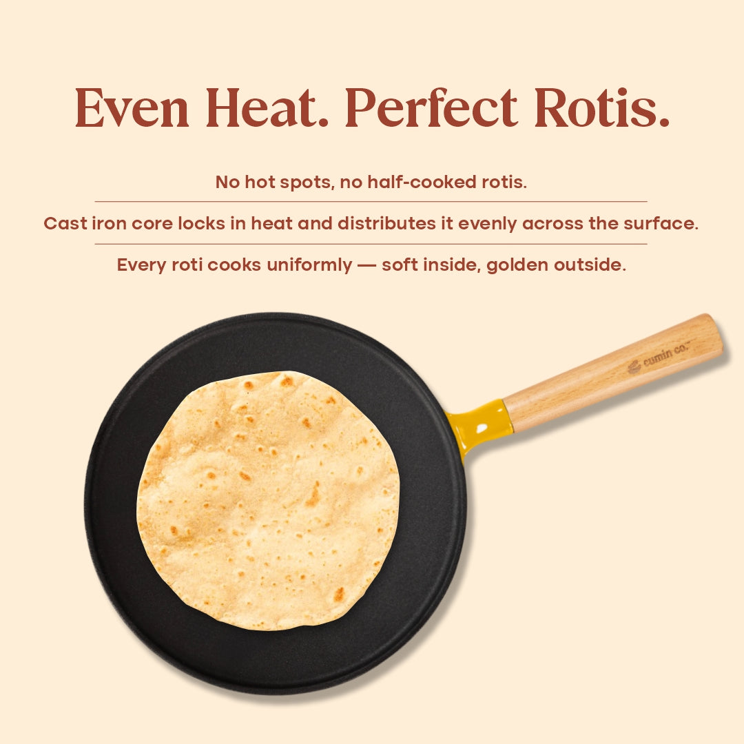 No. 10 Enamel Cast Iron Roti Tawa