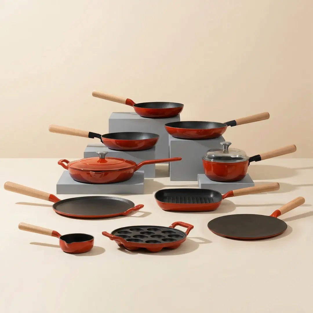 Kulhad (Rust) / With Paniyaram Pan