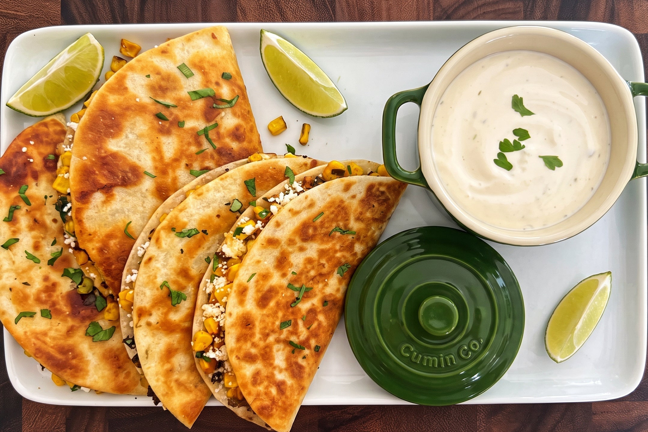 Cheese & Corn Quesadillas