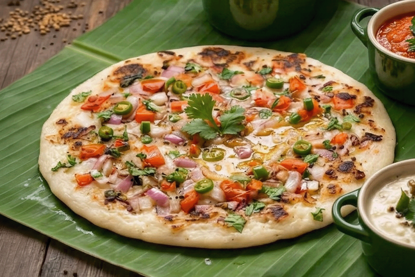 Golden Onion Uttapam