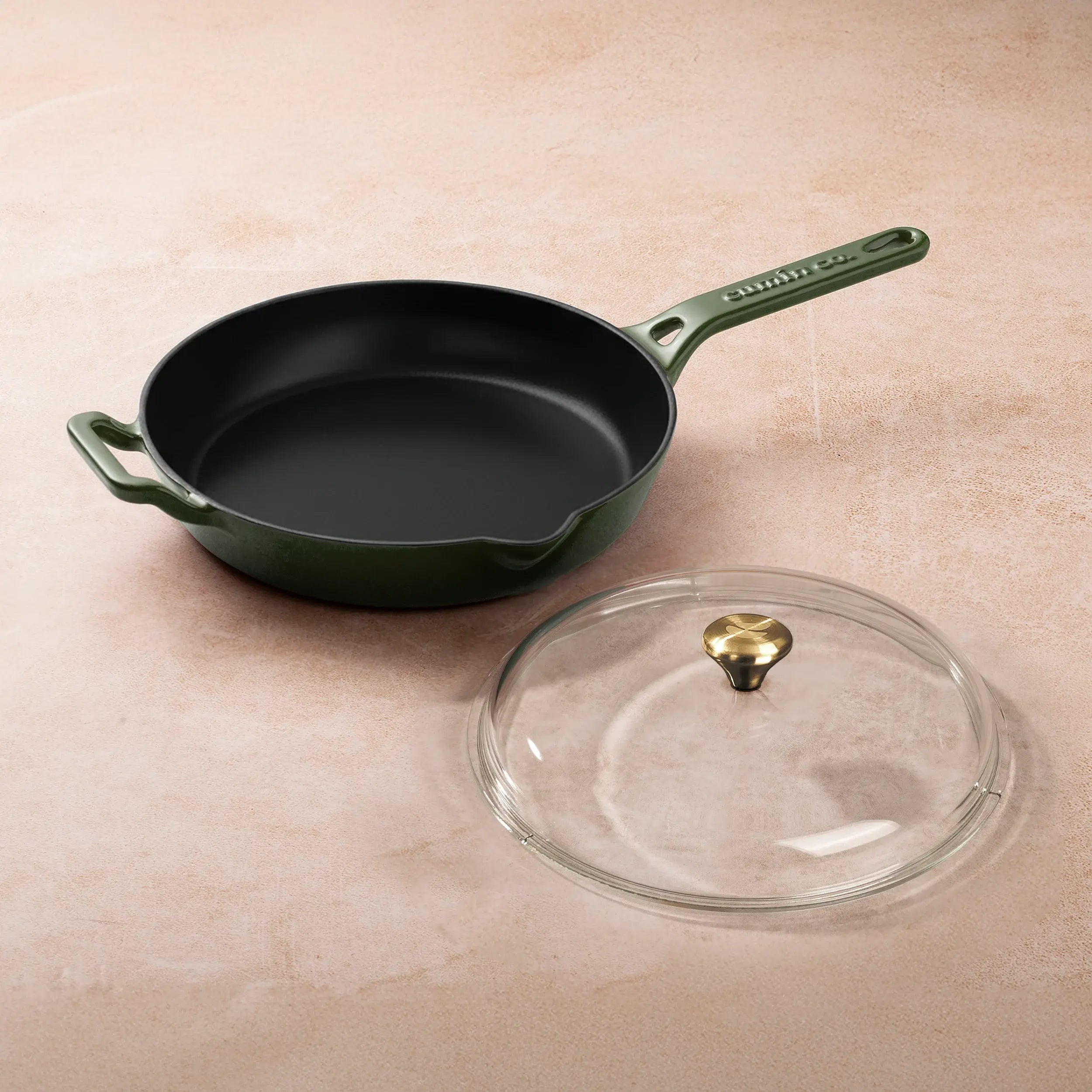 Moringa (Green) / Glass Lid