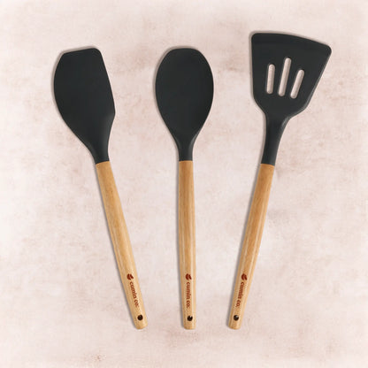 The Pivot: BPA-Free Spatulas - Set of 3