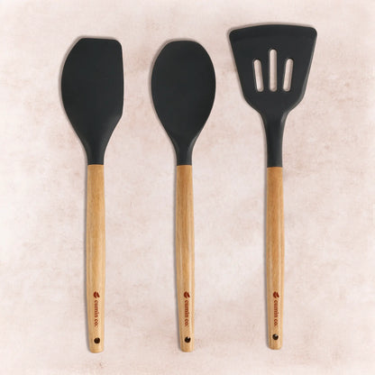 The Pivot: BPA-Free Spatulas - Set of 3
