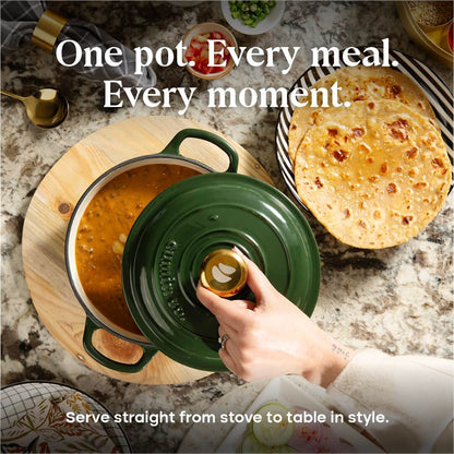 No. 9 Enamel Coated Cast Iron Dutch Oven