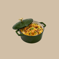 No. 6 Enamel Cast Iron Dutch Oven (1.2L)
