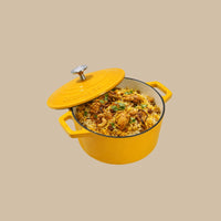 No. 6 Enamel Cast Iron Dutch Oven (1.2L)