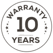 10 Years Warranty