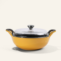 No. 10 Enamel Cast Iron Kadai (3L)
