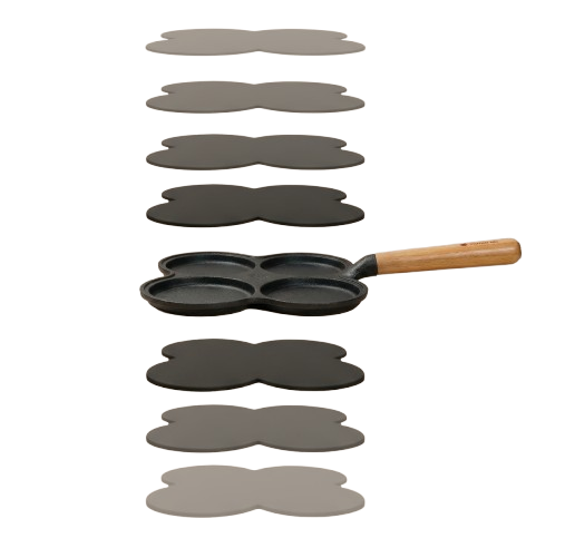 cast iron pots and pans