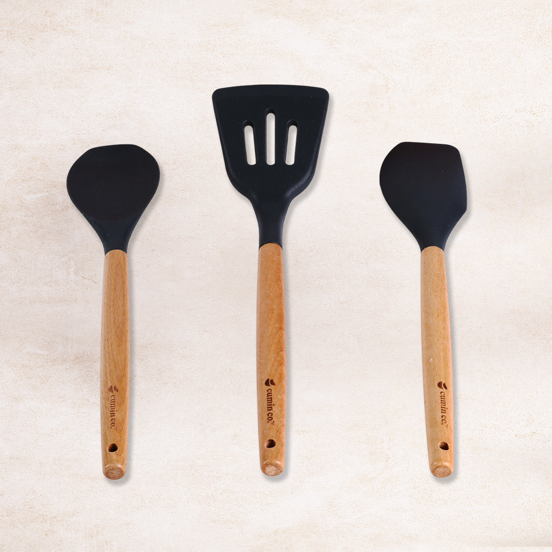 The Pivot: BPA-Free Spatulas - Set of 3