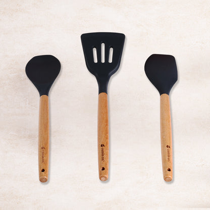 The Pivot: BPA-Free Spatulas - Set of 3