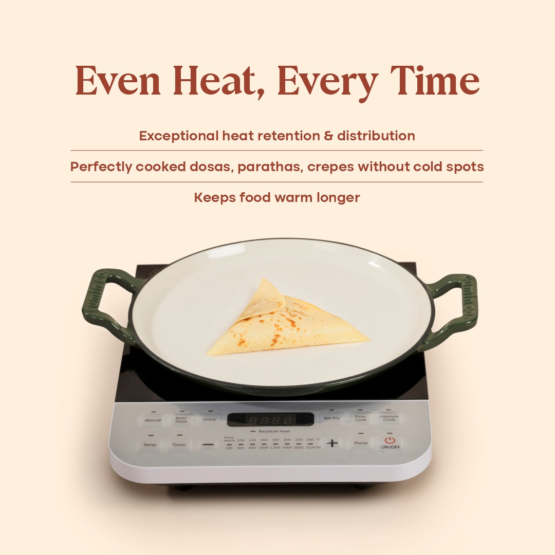 No. 11 Enamel Cast Iron Dosa Tawa
