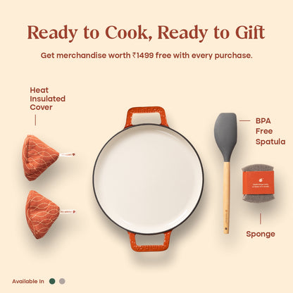 No. 11 Enamel Cast Iron Dosa Tawa