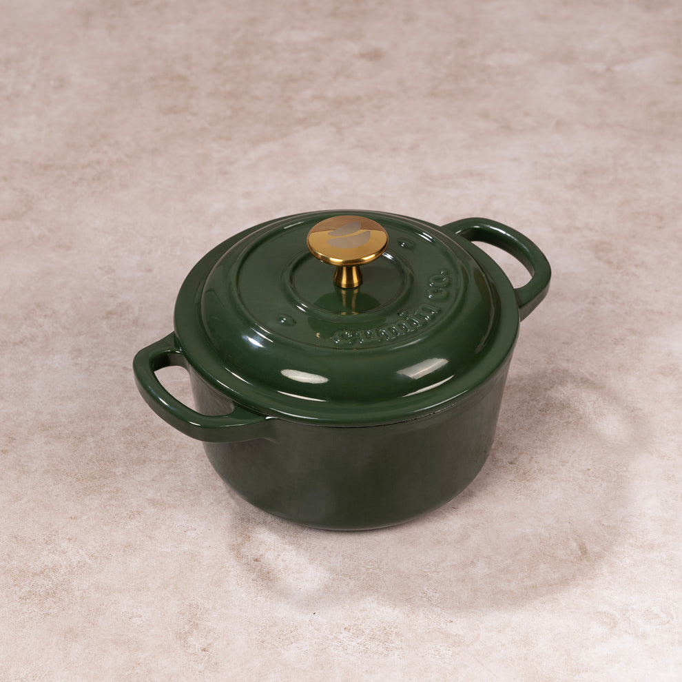 No. 6 Enamel Coated Dutch Oven