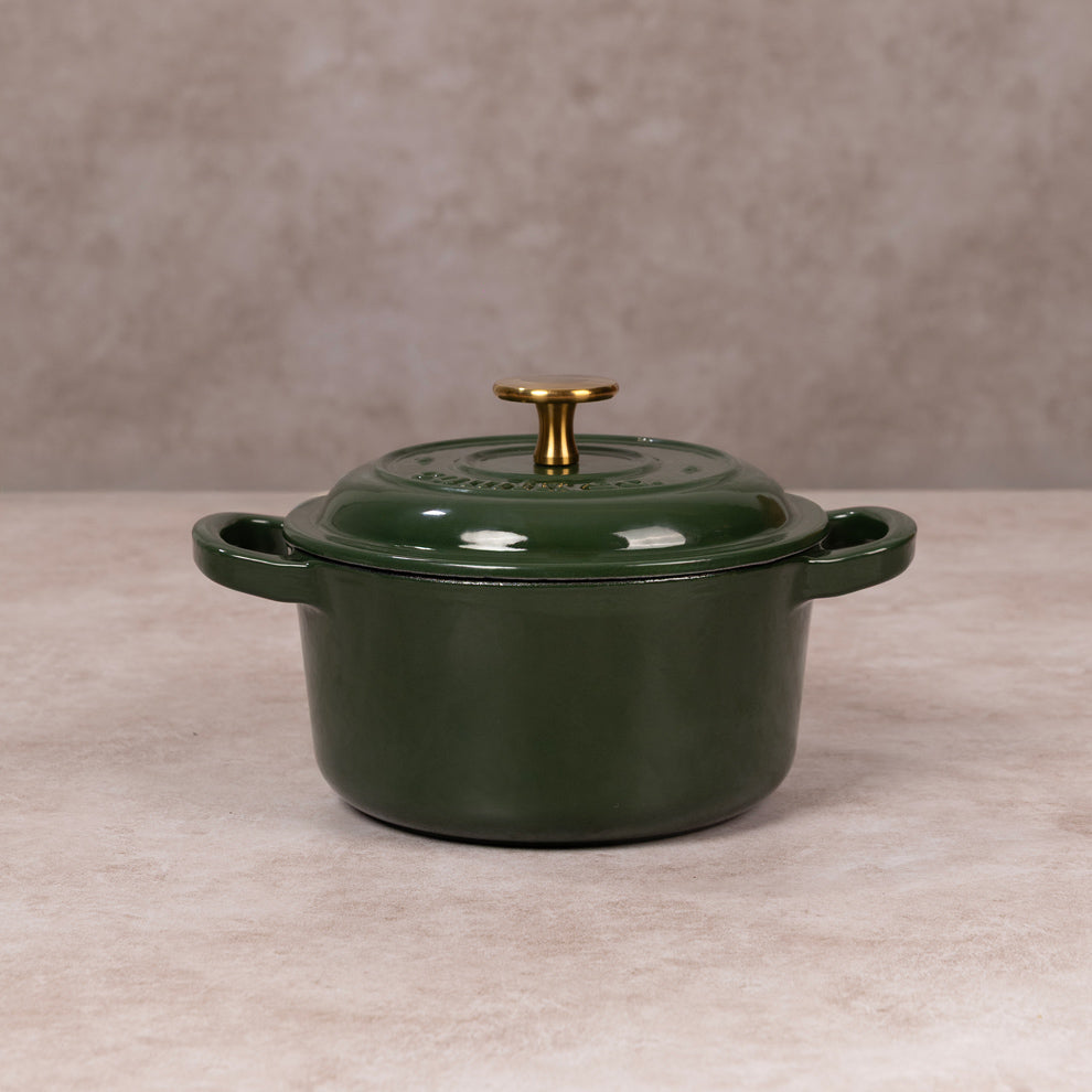 No. 6 Enamel Coated Dutch Oven