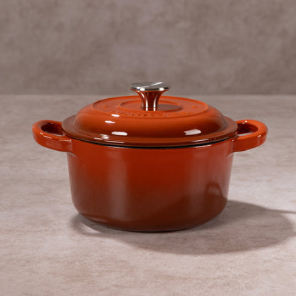 No. 6 Enamel Coated Dutch Oven