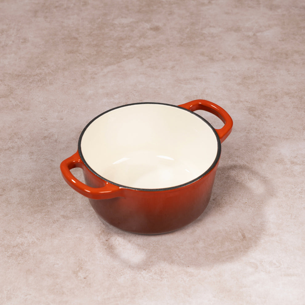 No. 6 Enamel Coated Dutch Oven