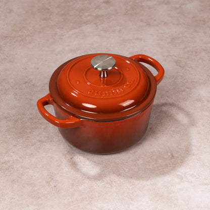 No. 6 Enamel Coated Dutch Oven
