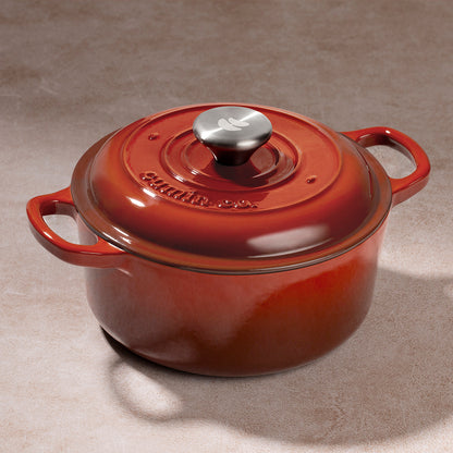 No. 9 Enamel Coated Cast Iron Dutch Oven