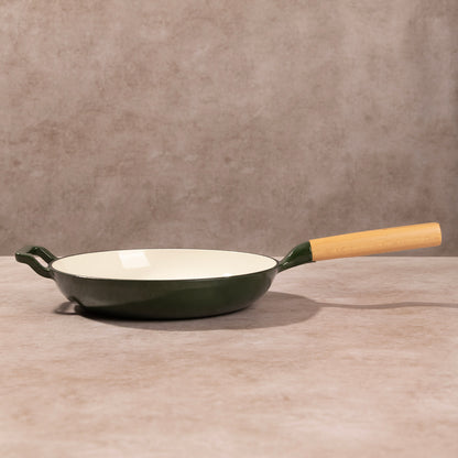 No. 10 Enamel Cast Iron Pan