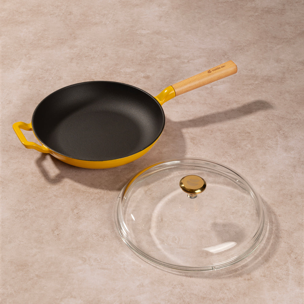 No. 10 Enamel Cast Iron Pan
