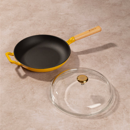No. 10 Enamel Cast Iron Pan