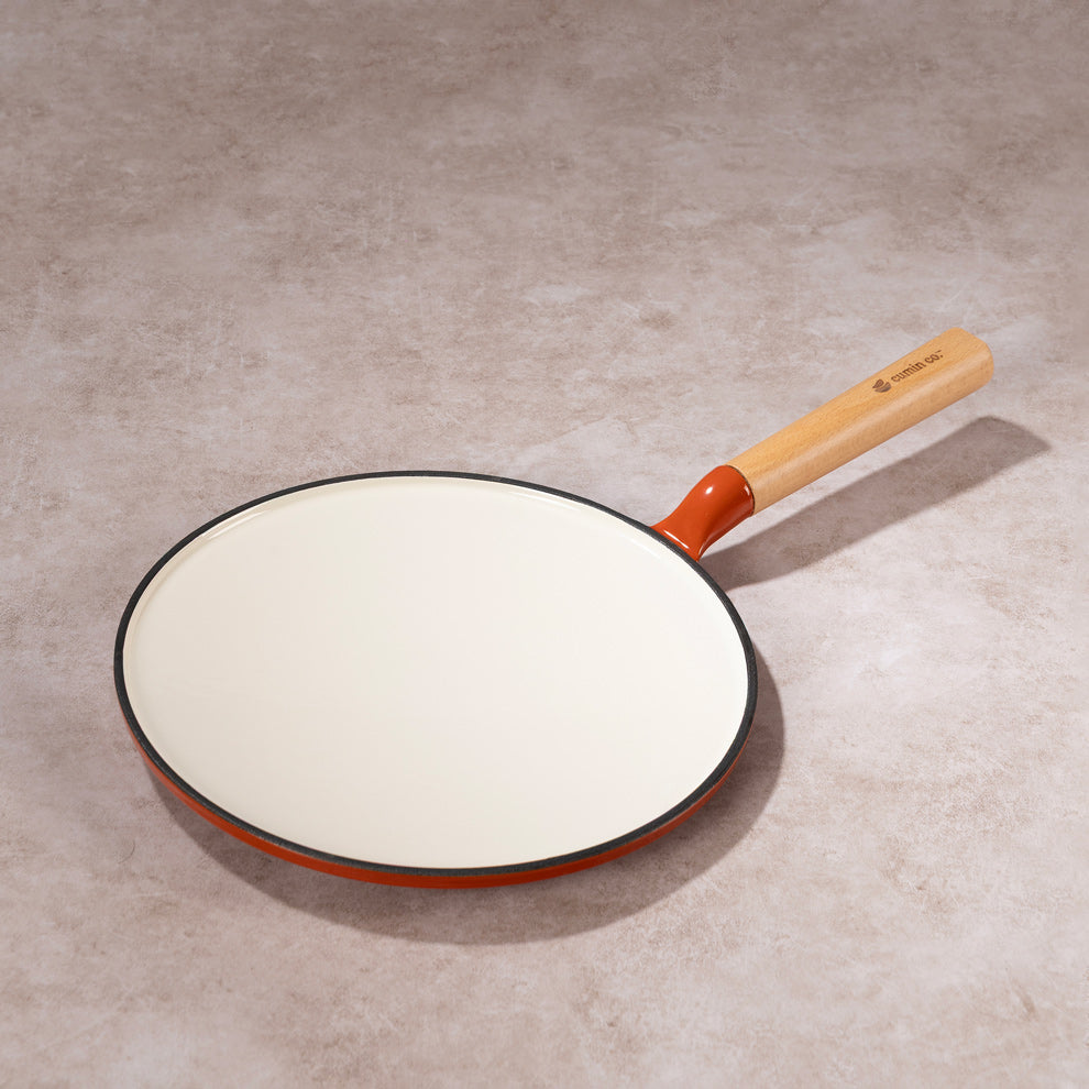 Kulhad (Rust) / Off-White Glossy Enamel