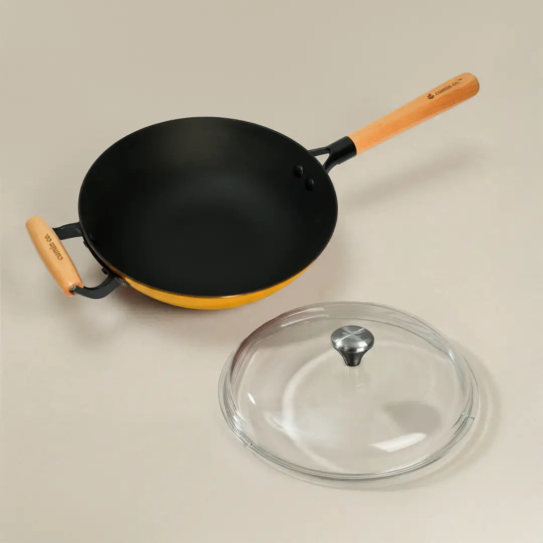 Sarso (Mustard) / Wok + Glass Lid